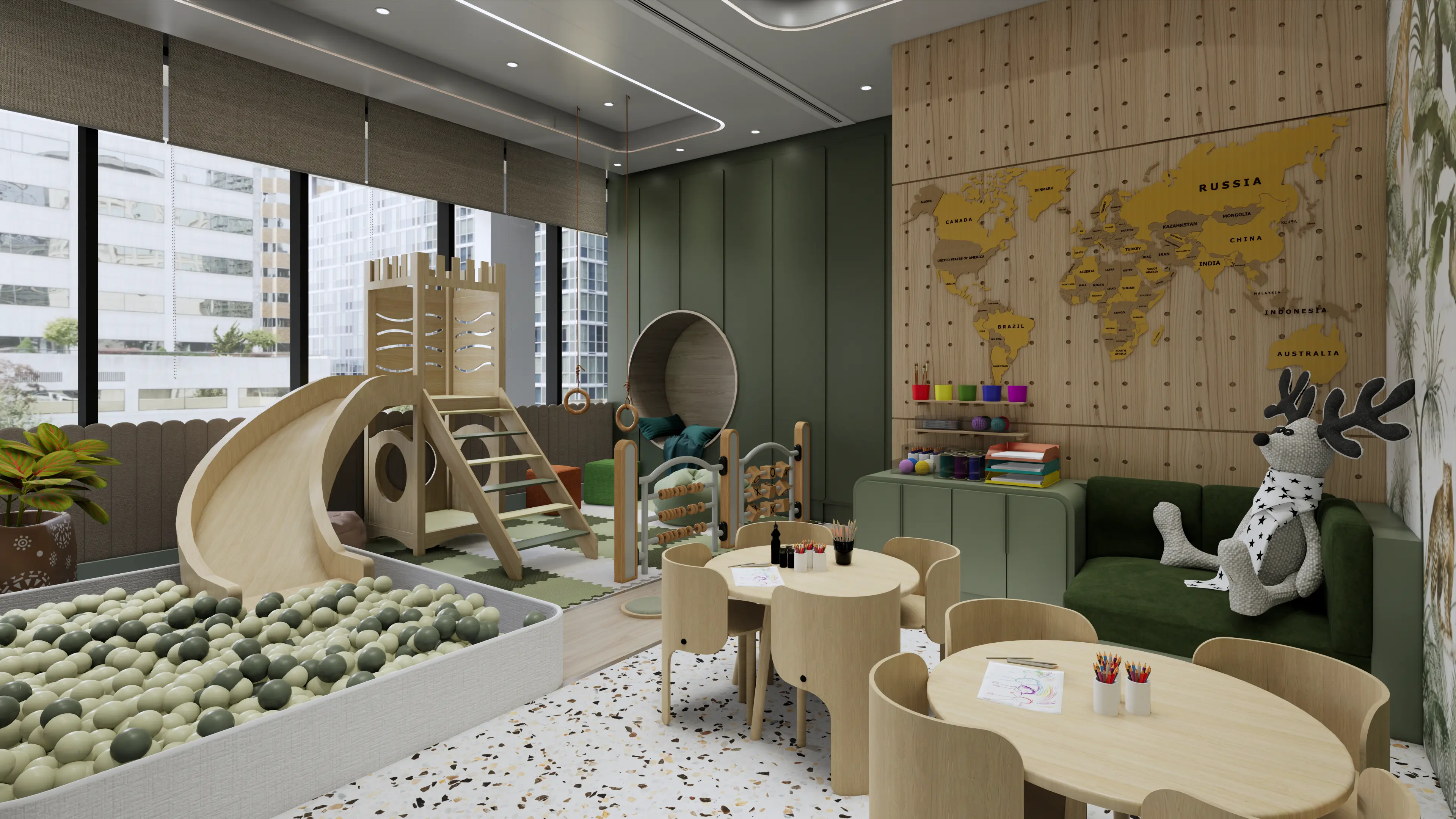 Kids' play area