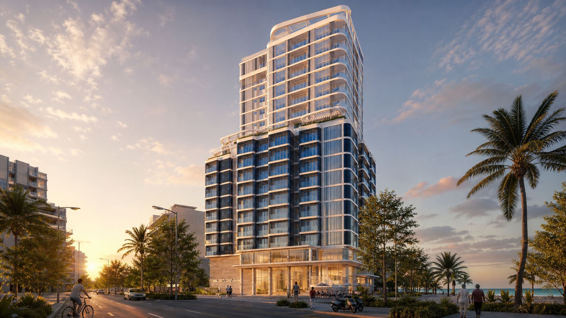 Blue Marina — a 17-storey residential tower in Hulhumalé Phase 2