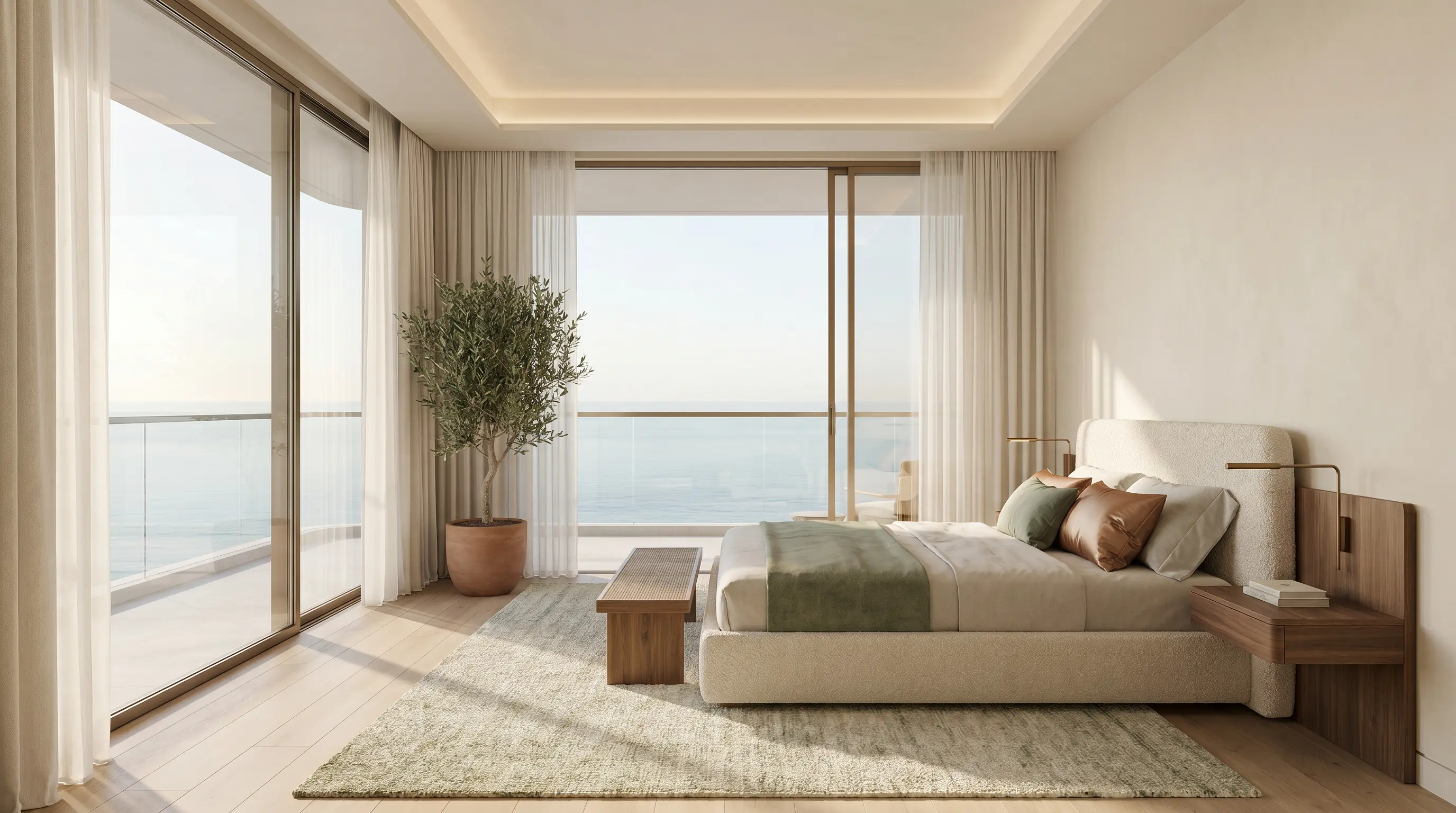 Paragon Luxe master bedroom