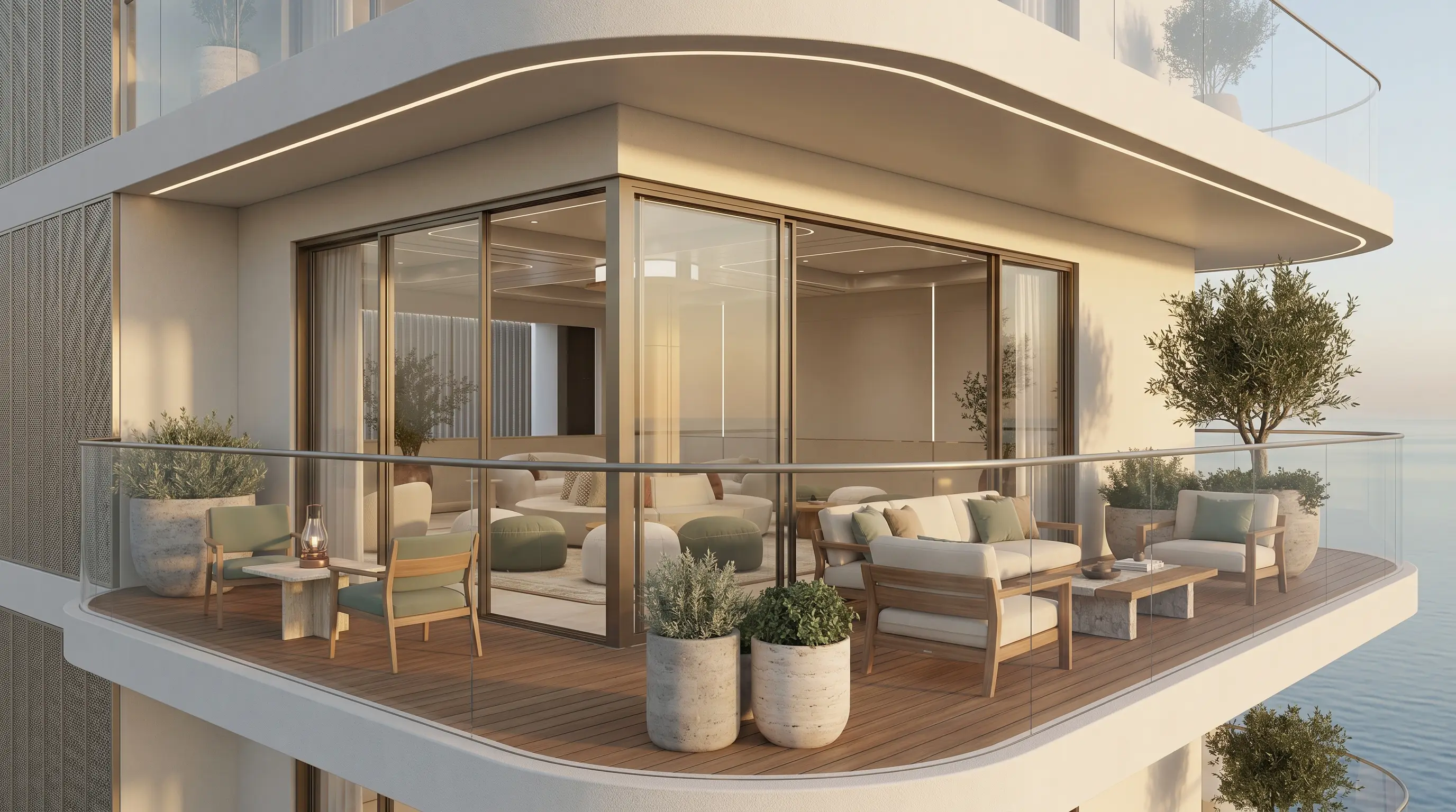 Paragon Luxe wraparound balcony